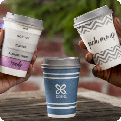 Original NY Coffee-to-Go Cups (50 paper cups with lids)