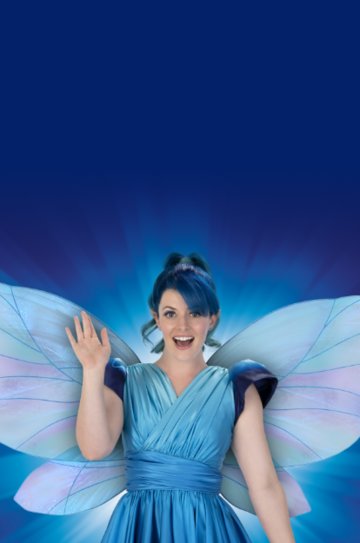 Kerri the Fairy waving hello.