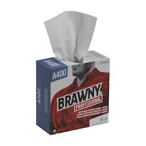 Georgia-Pacific Brawny Professional H800 Disposable Cleaning Towel by GP PRO 1 Box of 176 Wipers Convenience Case 29311 White 
