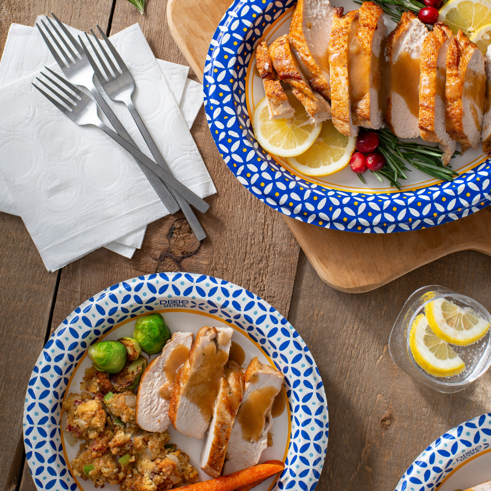 Dixie Plate with turkey and sides