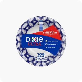 Dixie Ultra® Heavy Duty Paper Plates and Bowls