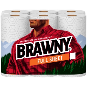 Brawny full sheet paper towels.