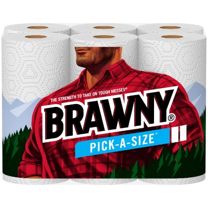 brawny paper towel logo