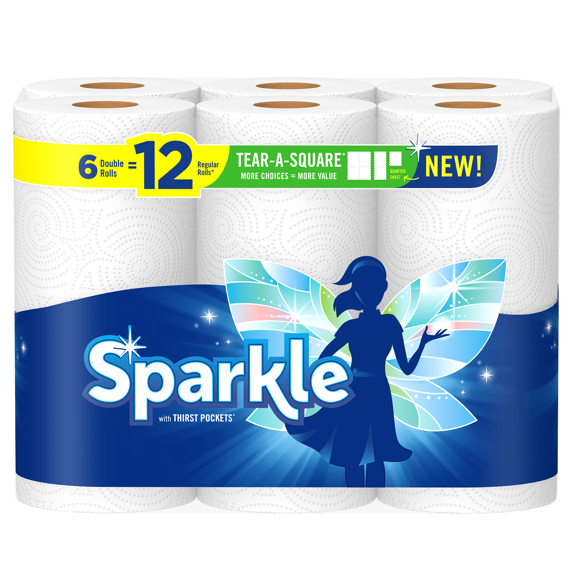 Sparkle Tear-A-Square package.