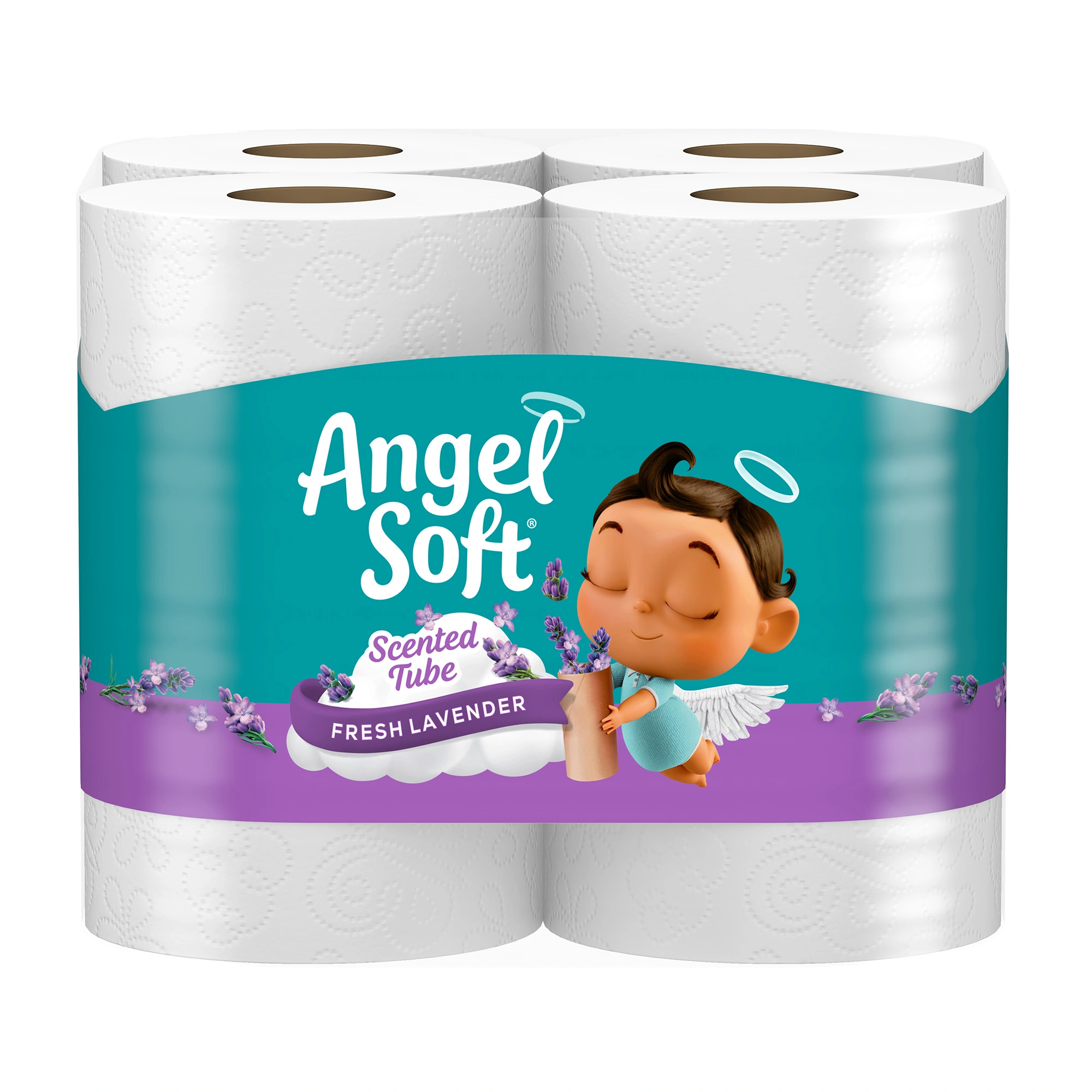 Angel Soft with Scented Tube Toilet Paper