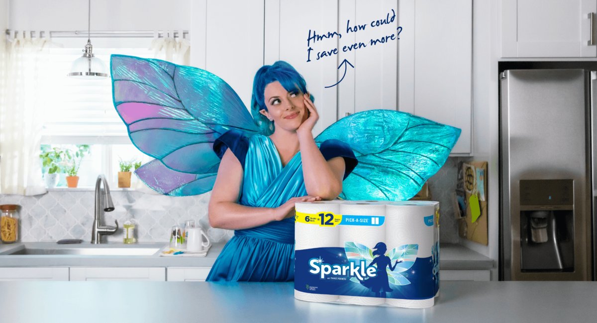 Sparkle fairy thinking how she could save more.
